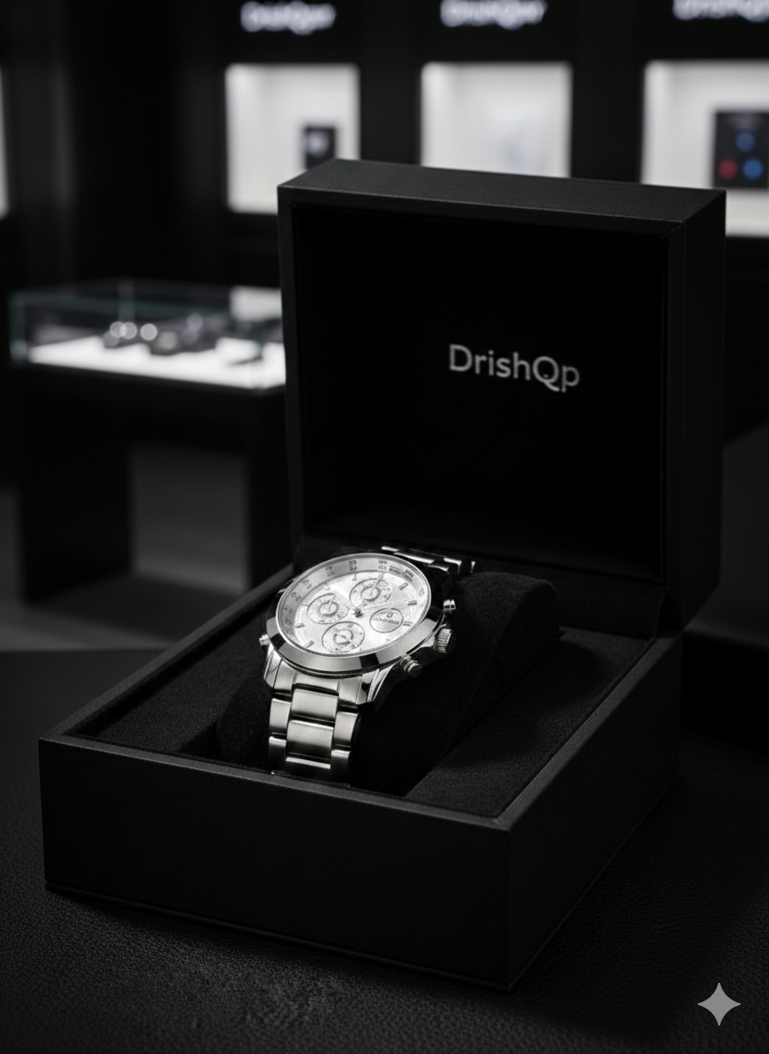 Classic Steel Chronograph Watch