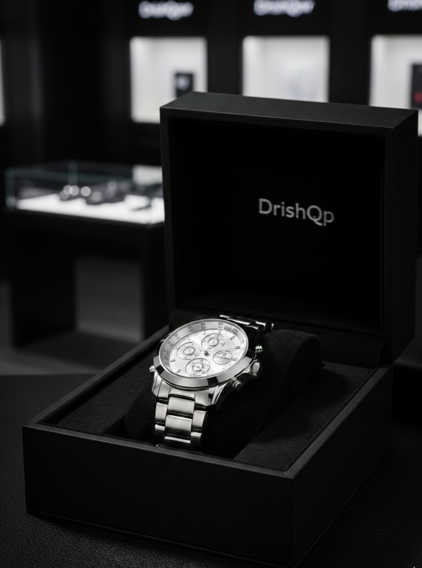 Classic Steel Chronograph Watch