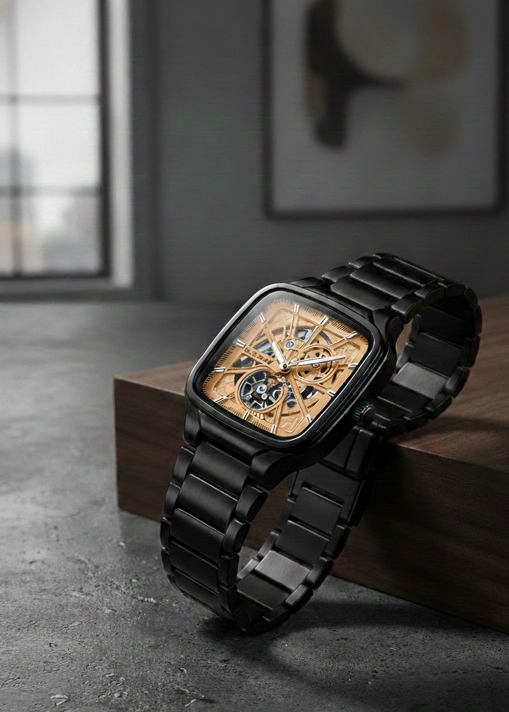 Skeleton Dials Style Watch
