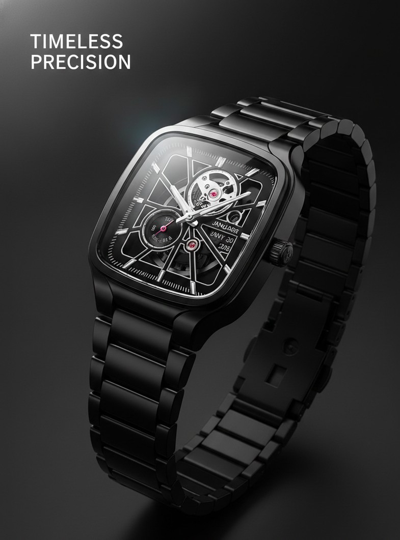 Skeleton Dials Style Watch