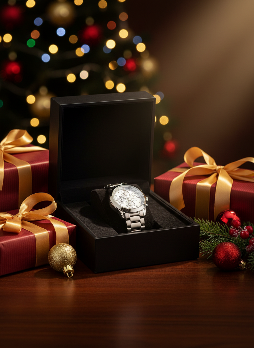 Classic Steel Chronograph Watch