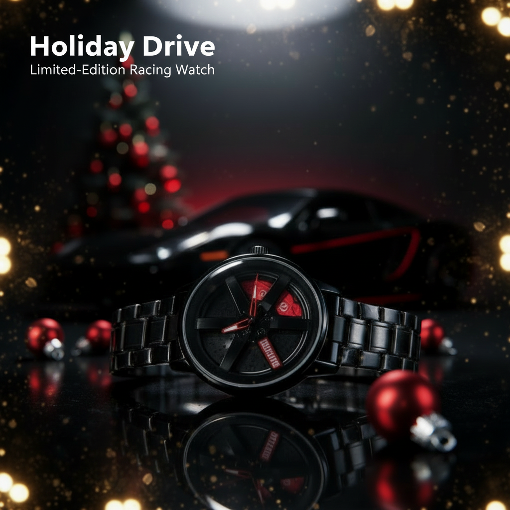 Wheels Rolling Watch