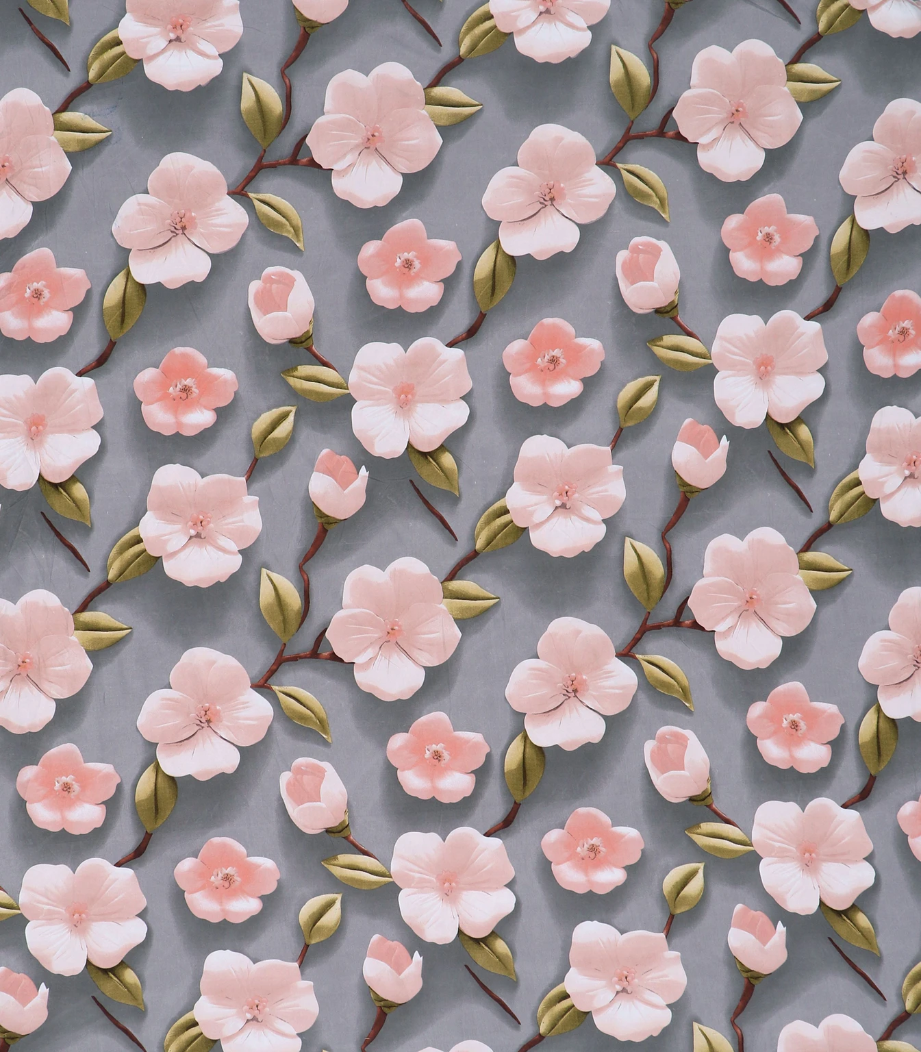 Premium Luxe Cotton King Fitted (Elastic) 7D Digital 1 Bedsheet with 2 Pillow Covers