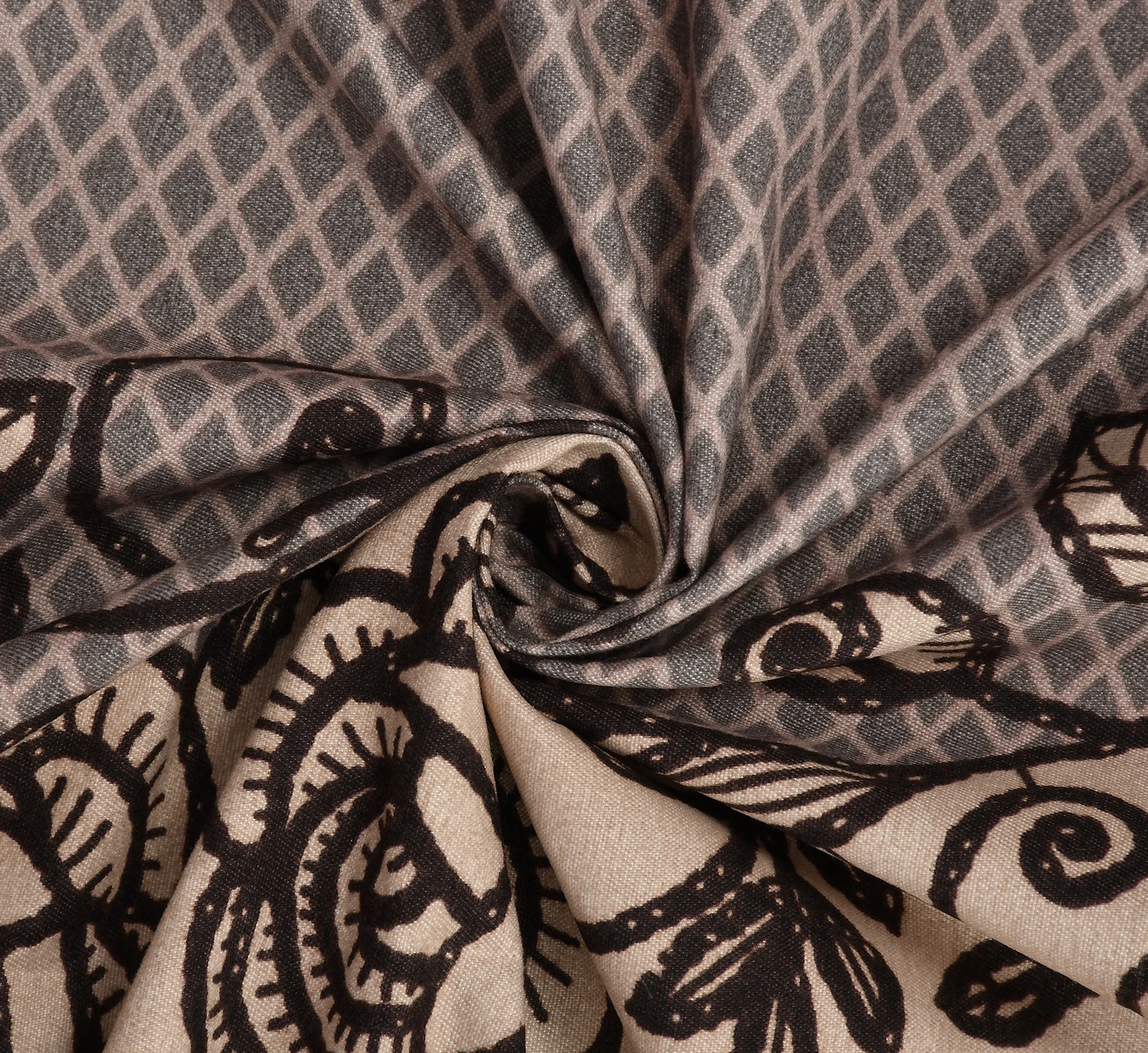 Soft Cotton King Double Fitted Bedsheet 90x100 In with 2 Pillow Covers 18x28 In