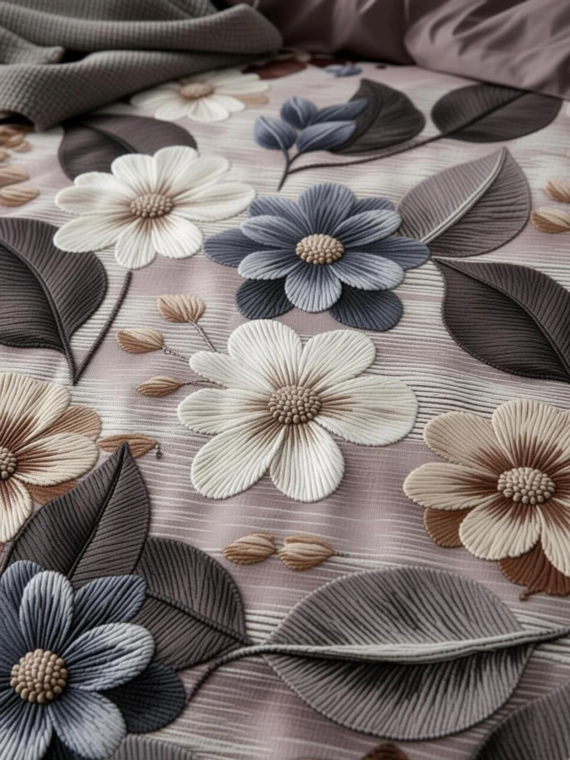 Premium Cotton King Fitted (Elastic) 7D Digital 1 Bedsheet with 2 Pillow Covers